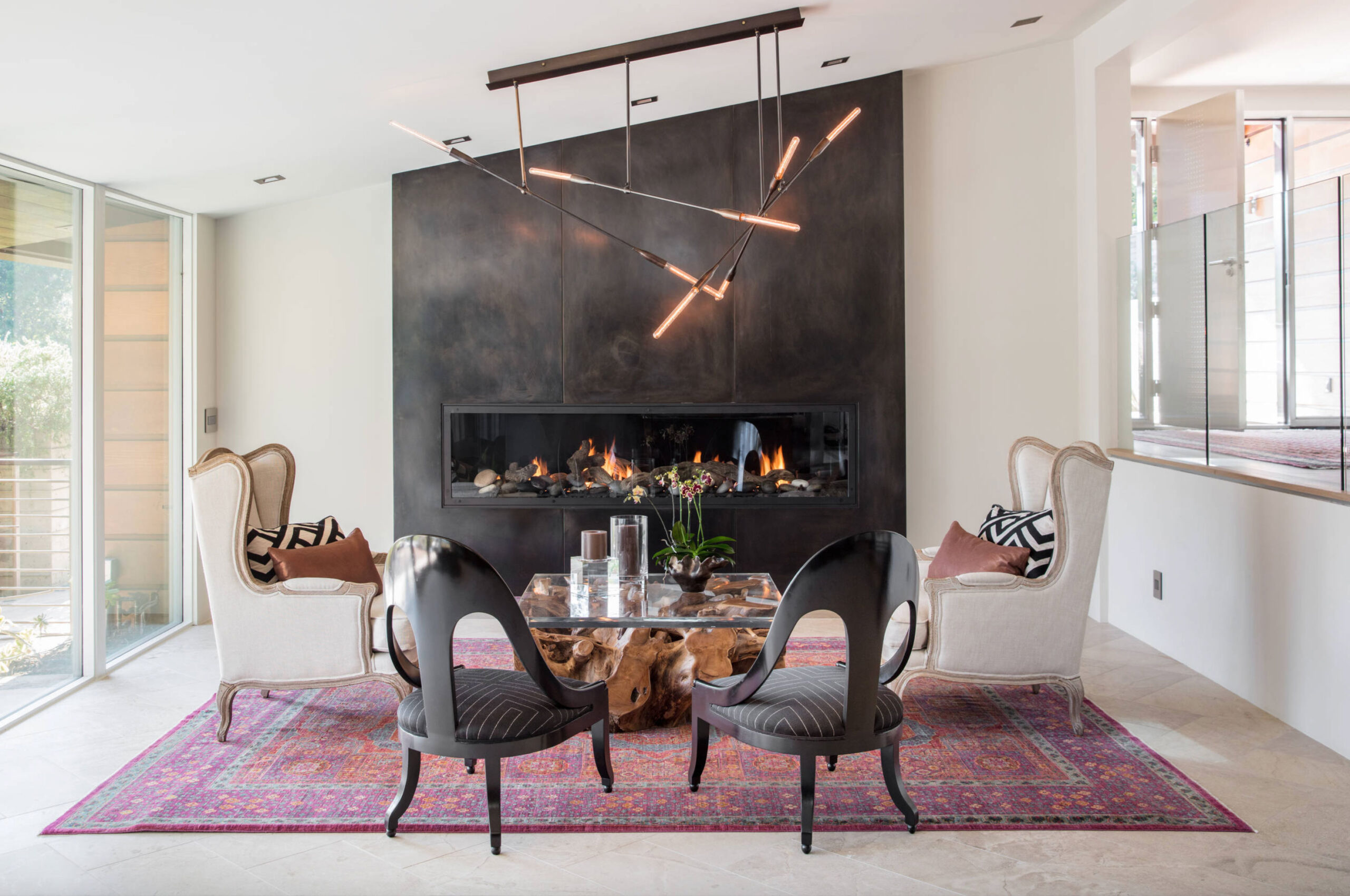 Artsy Rugs Oriental Area Rug Sitting Room
